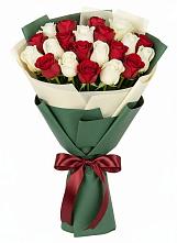 Букет Микс из красных и белых роз #REPLACE_PRED# Абазе
