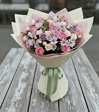 Букет цветов из:  Розы и Хризантемы #REPLACE_PRED# Абазе