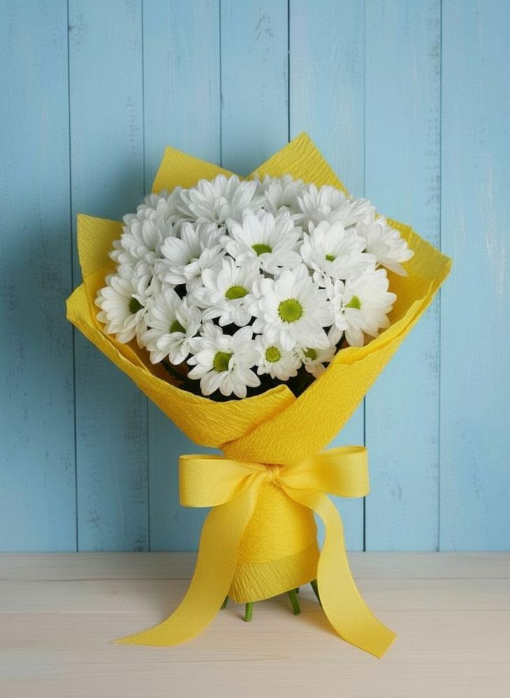 Букет цветов из: Хризантемы в Абазе