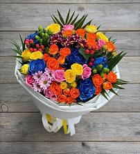 Букет цветов из:  Розы и Хризантемы в Абазе