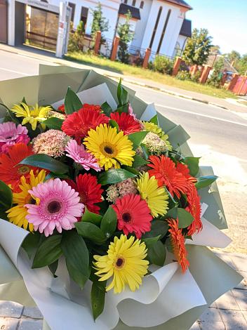 Букет цветов из: Герберы в Абазе